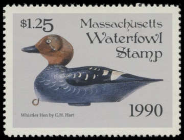 Picture of 1990 Massachusetts Duck Stamp