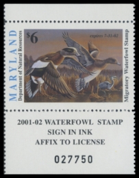 Picture of 2001 Maryland Duck Stamp