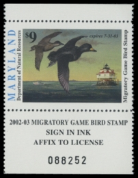 Picture of 2002 Maryland Duck Stamp