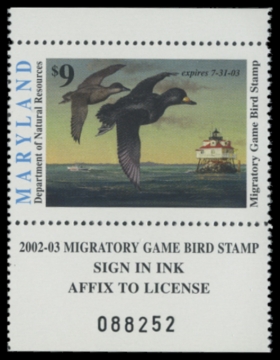 Picture of 2002 Maryland Duck Stamp