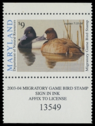 Picture of 2003 Maryland Duck Stamp