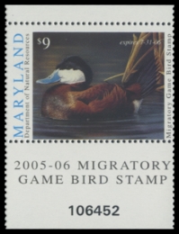Picture of 2005 Maryland Duck Stamp