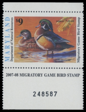 Picture of 2007 Maryland Duck Stamp