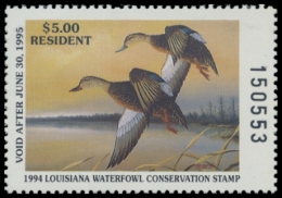 Picture of 1994 Louisiana Duck Stamp