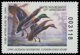 Picture of 1998 Louisiana Duck Stamp