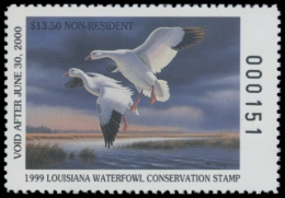Picture of 1999 Louisiana Duck Stamp
