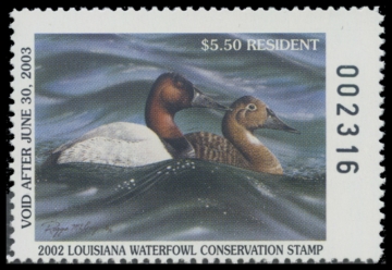 Picture of 2002 Louisiana Duck Stamp