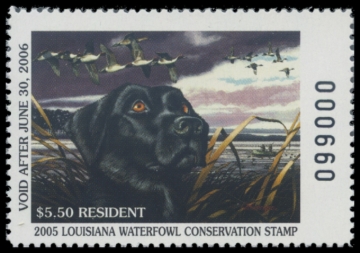 Picture of 2005 Louisiana Duck Stamp