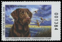 Picture of 2007 Louisiana Duck Stamp