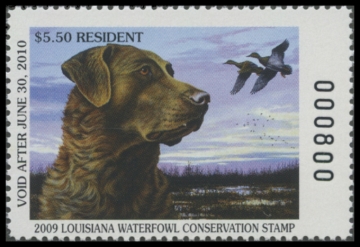 Picture of 2009 Louisiana Duck Stamp
