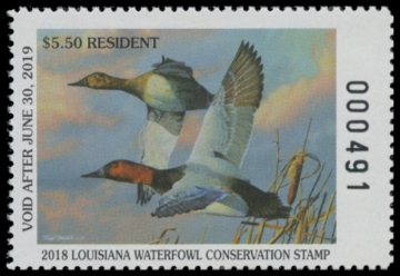 Picture of 2018 Louisiana Duck Stamp