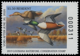 Picture of 2018 Louisiana Duck Stamp