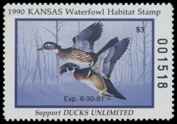 Picture of 1990 Kansas Duck Stamp