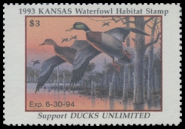 Picture of 1993 Kansas Duck Stamp