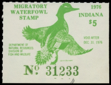 Picture of 1976 Indiana Duck Stamp - First of State