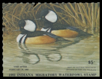 Picture of 1981 Indiana Duck Stamp