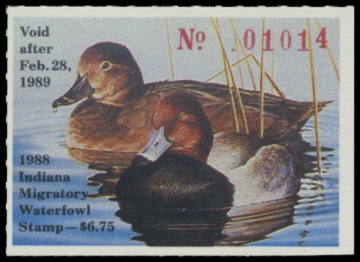 Picture of 1988 Indiana Duck Stamp