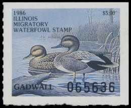 Picture of 1986 Illinois Duck Stamp