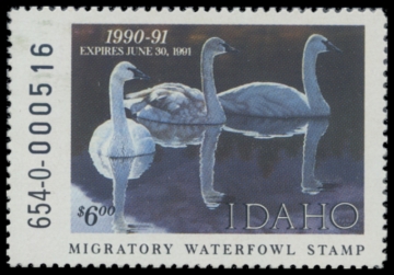 Picture of 1990 Idaho Duck Stamp