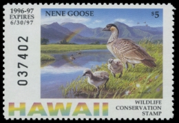 Picture of 1996 Hawaii Duck Stamp - First of State