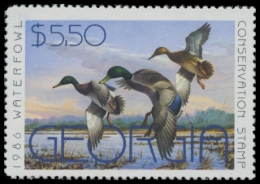 Picture of 1986 Georgia Duck Stamp