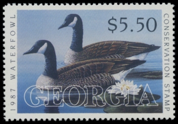 Picture of 1987 Georgia Duck Stamp