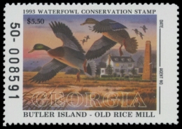 Picture of 1993 Georgia Duck Stamp