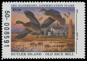 Picture of 1993 Georgia Duck Stamp