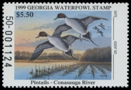 Picture of 1999 Georgia Duck Stamp