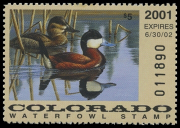 Picture of 2001 Colorado Duck Stamp