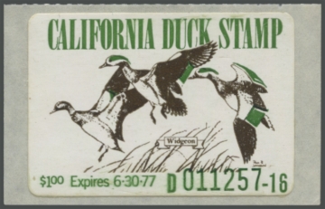 Picture of 1976 California Duck Stamp