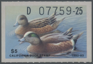 Picture of 1982 California Duck Stamp