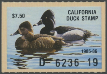 Picture of 1985 California Duck Stamp