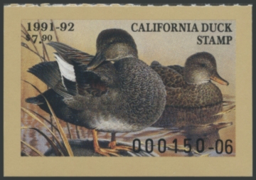 Picture of 1991 California Duck Stamp