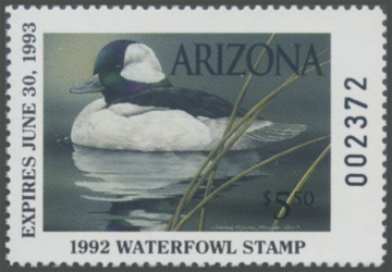Picture of 1992 Arizona Duck Stamp