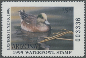 Picture of 1995 Arizona Duck Stamp