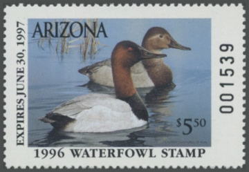 Picture of 1996 Arizona Duck Stamp