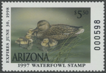 Picture of 1997 Arizona Duck Stamp
