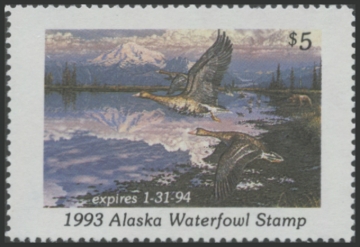 Picture of 1993 Alaska Duck Stamp