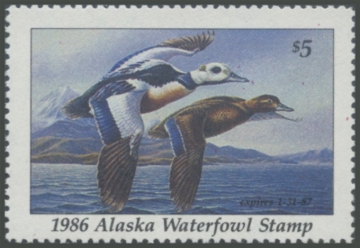 Picture of 1986 Alaska Duck Stamp