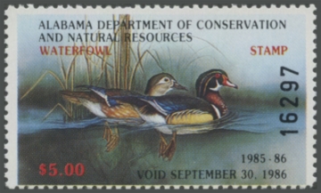 Picture of 1985 Alabama Duck Stamp