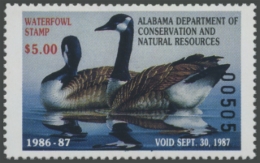Picture of 1986 Alabama Duck Stamp