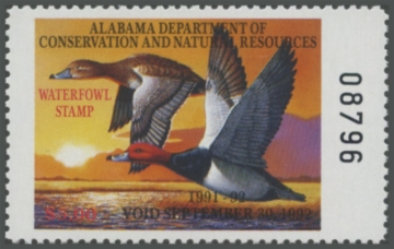 Picture of 1991 Alabama Duck Stamp