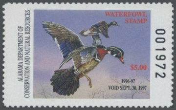 Picture of 1996 Alabama Duck Stamp