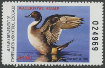 Picture of 2002 Alabama Duck Stamp