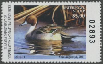 Picture of 2010 Alabama Duck Stamp