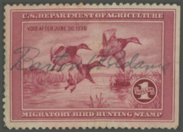 Picture of RW2 1935 Duck Stamp 