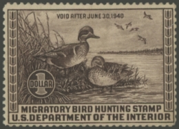 Picture of RW6 1939 Duck Stamp 