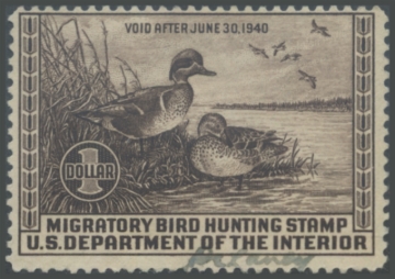 Picture of RW6 1939 Duck Stamp 