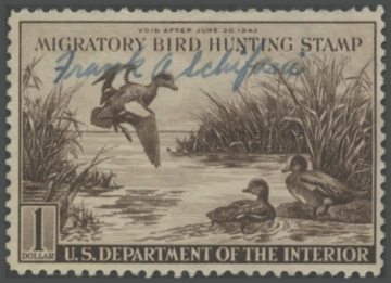 Picture of RW9 1942 Duck Stamp 
